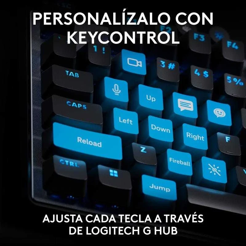 Klaviatūra žaidimams Logitech G Pro X TKL Rapid Juodas su laidu magnetyczno-analogowe su pašvietimu juoda