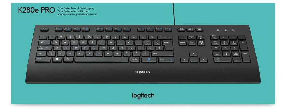 Laidinė klaviatūra Logitech K280E, Išdėstymas: US