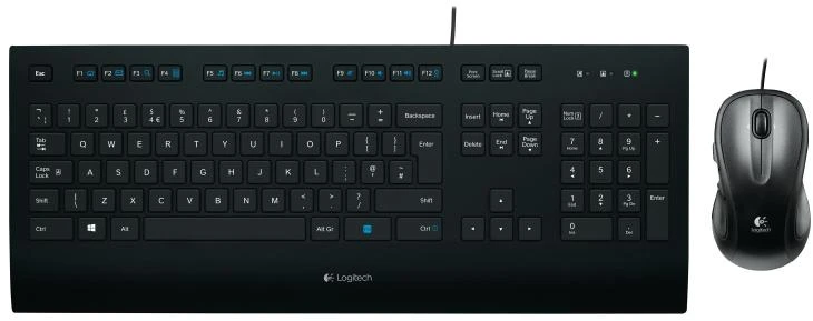 Laidinė klaviatūra Logitech K280E, Išdėstymas: DE