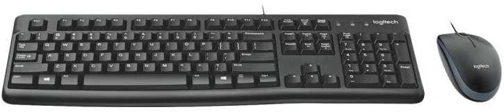Laidinis klaviatūros ir pelės komplektas Logitech MK120, International išdėstymas