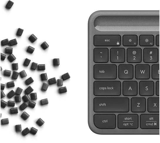 Klaviatūra - Logitech Signature Slim Solar+ K980 Belaidė klaviatūra, Multi-device, Juodas
