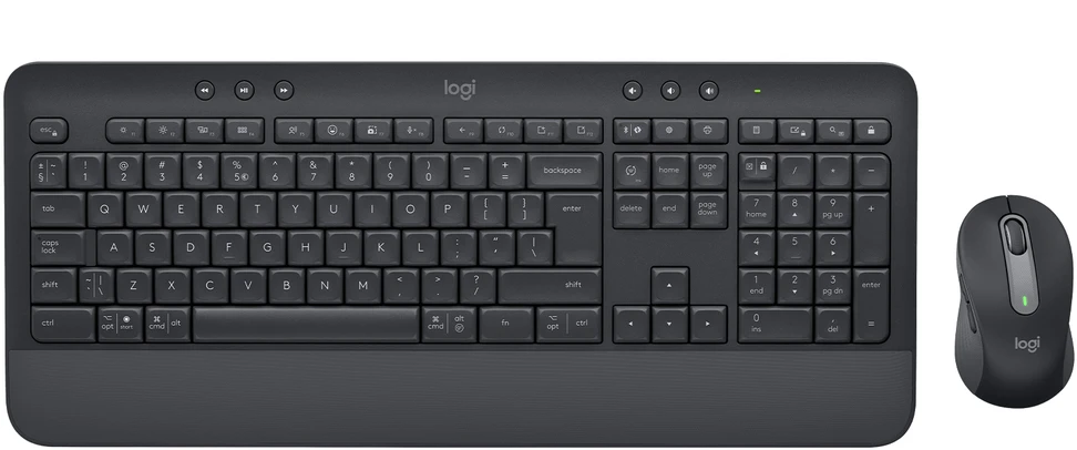 Klaviatūra LOGITECH MK650 SIGNATURE Bluetooth Combo – GRAFITAS – JAV INT'L – B2B