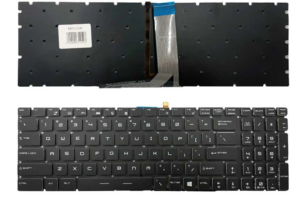 Klaviatūra MSI: GT72, GS60 su apšvietimu