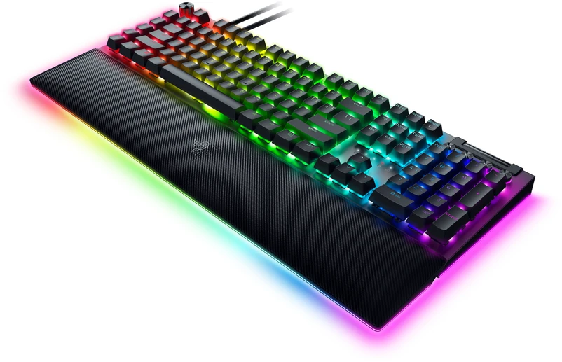 RAZER BlackWidow V4 Pro laidinė mechaninė klaviatūra (Žalias switch, US)