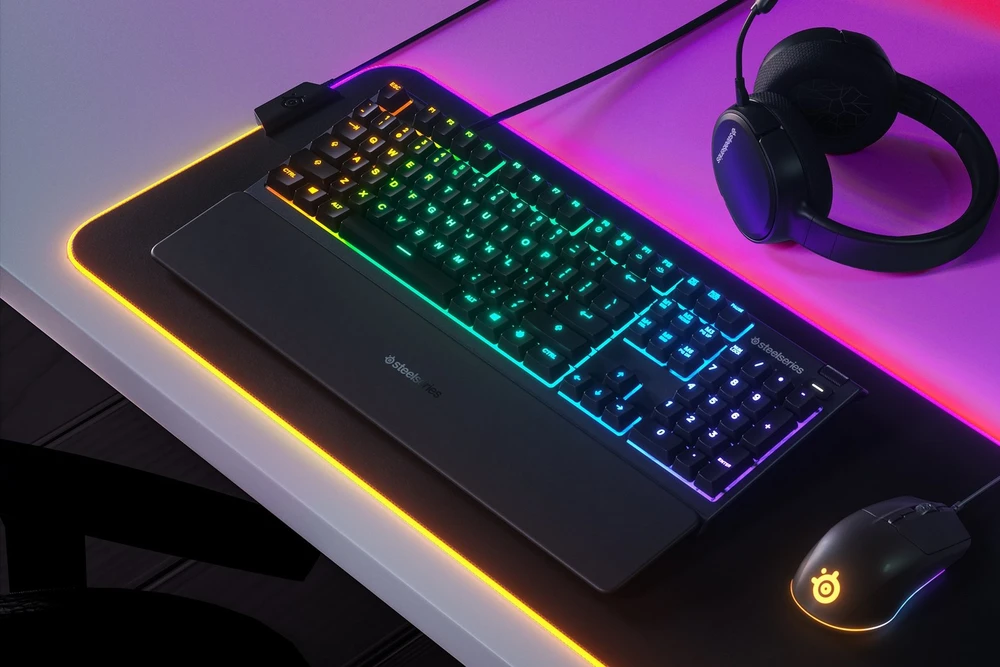Žaidimų klaviatūra SteelSeries Apex 3, US išdėstymas
