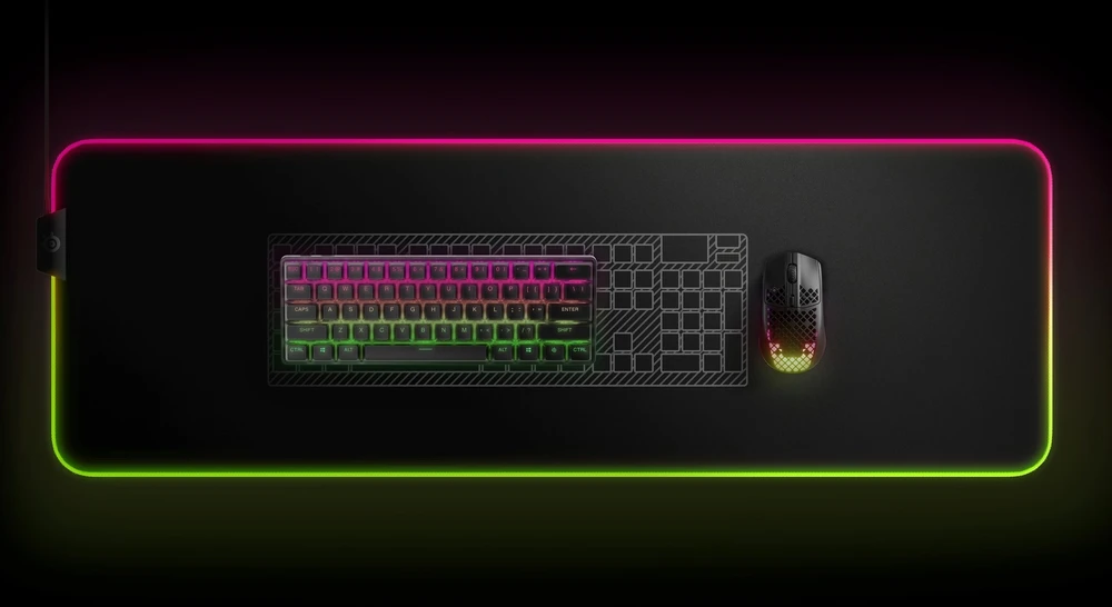 Klaviatūra - SteelSeries Apex Pro Mini Wireless QWERTY Juoda