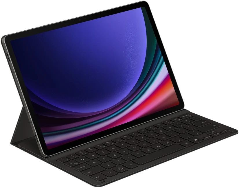 Klaviatūros Dėklas - Samsung DX720UB Plonas Knygelės Tipo Dėklas Su Klaviatūra, Skirtas Galaxy Tab S9/S9 FE/S10 FE/S10 Lite, Juoda