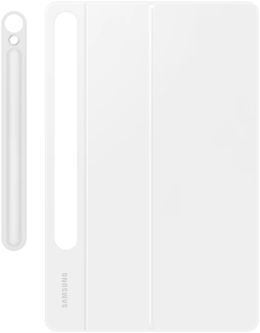 DX725UW knygos tipo dėklas su klaviatūra, skirtas „Samsung Galaxy Tab S9/S9 FE/S10 FE/S10 Lite“, baltas