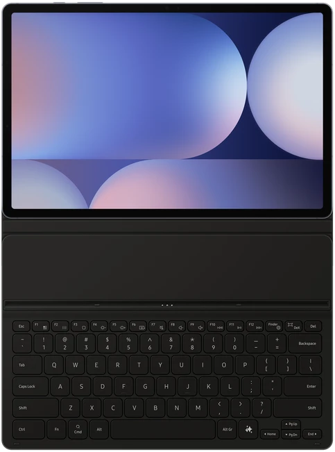 Klaviatūros dėklas - Samsung DX820UBE plonas knygelės tipo dėklas su klaviatūra, baltas