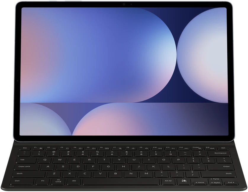 Klaviatūros dėklas - Samsung DX820UBE plonas knygelės tipo dėklas su klaviatūra, baltas