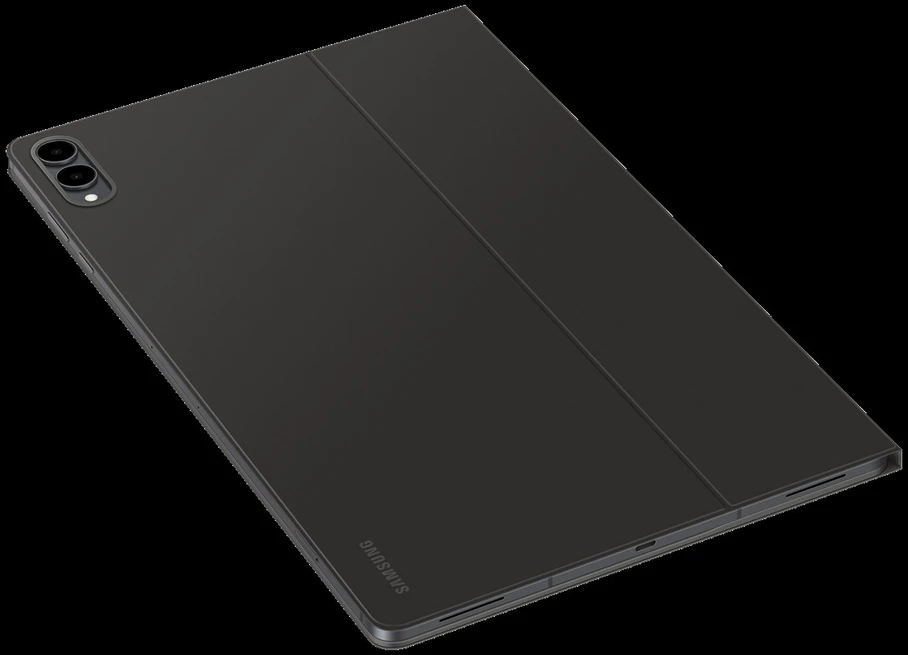 Samsung Galaxy Tab S11 Ultra knyginis dėklas su klaviatūra, plonas, juodas