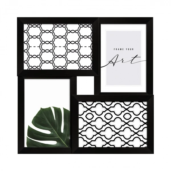 Knor Spzoo Nuotraukų Rėmelis - KNOR 4x10x15 Plexi 28.3x28.3cm Juodas Matinis