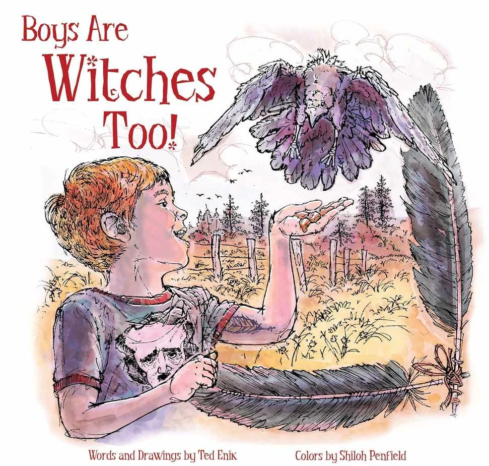 Schiffer Publishing Boys Are Witches Too – iliustruota magijos ABC knyga vaikams