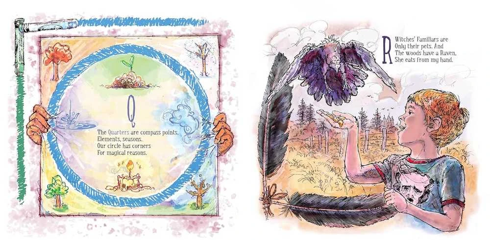 Schiffer Publishing Boys Are Witches Too – iliustruota magijos ABC knyga vaikams