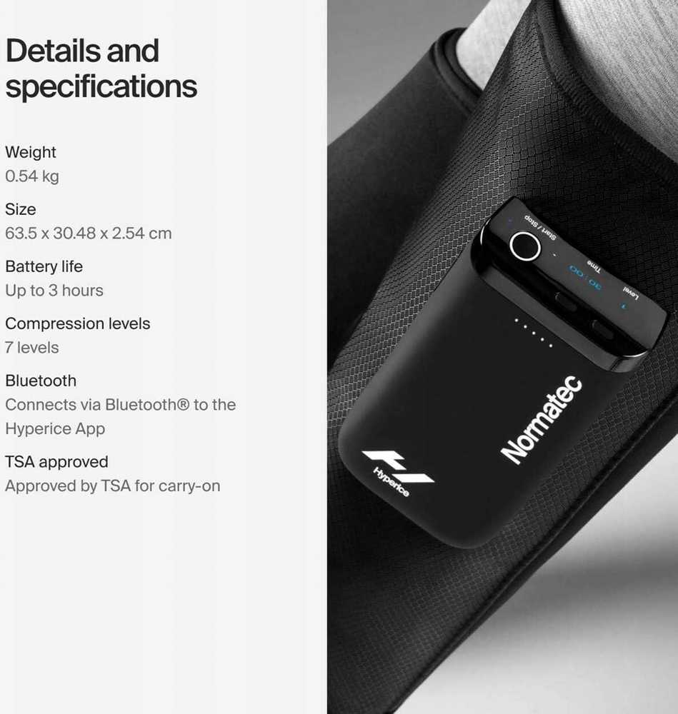 Hyperice Normatec Go Apatinių kojų masažuoklis