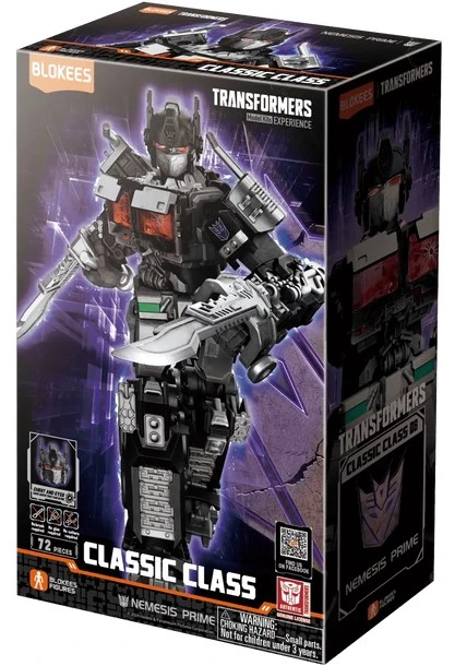 Blokees Transformers Nemesis Prime Rise of the Beasts surenkamas modelis 71155