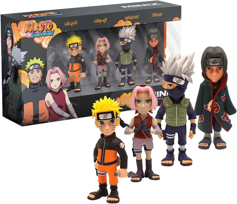 Kolekcinė Figūrėlė - Naruto Shippuden Minix 4 vnt. Rinkinys