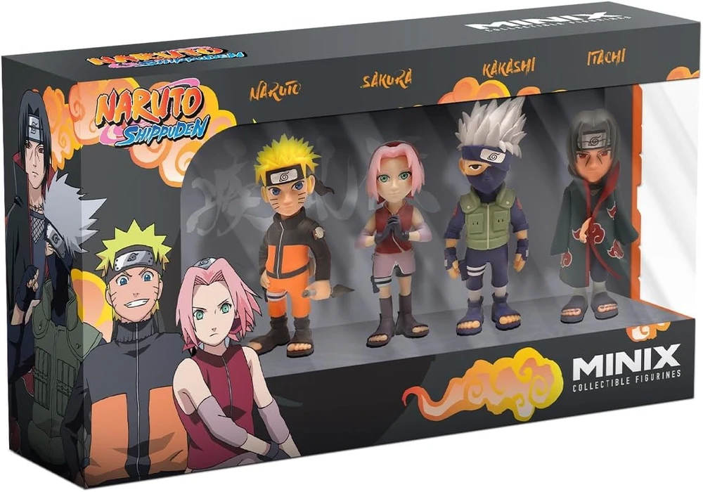 Kolekcinė Figūrėlė - Naruto Shippuden Minix 4 vnt. Rinkinys