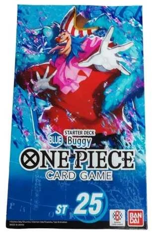 One Piece kortų žaidimo Buggy pradedančiųjų kaladė – mėlyna, 51 korta