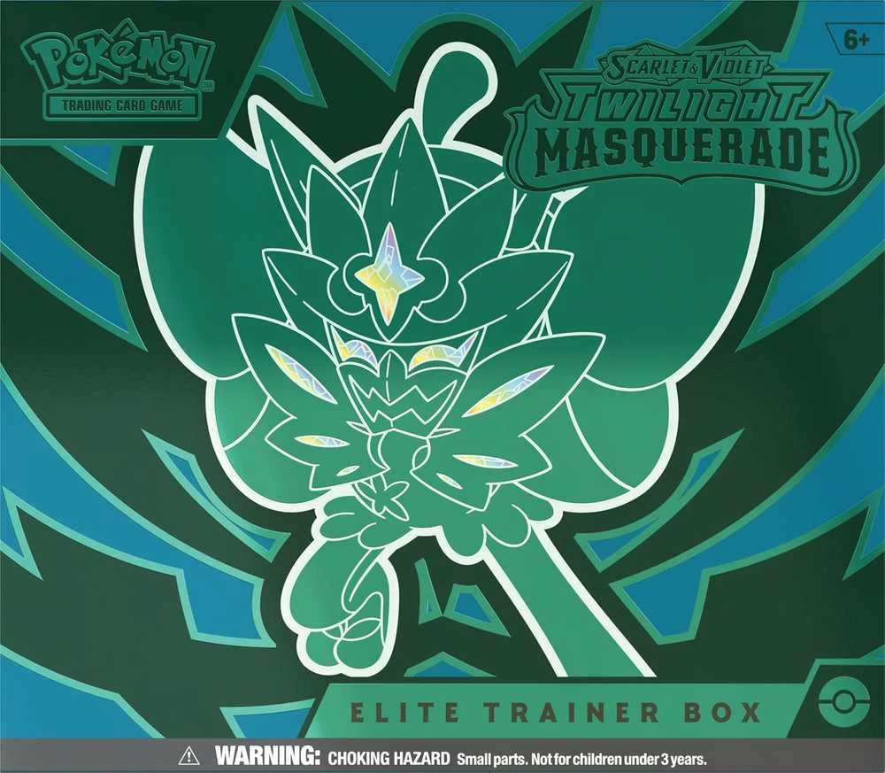 „The Pokemon Pokemon TCG“ – „Scarlet & Violet 6 Twilight Masquerade Elite Trainer Box“