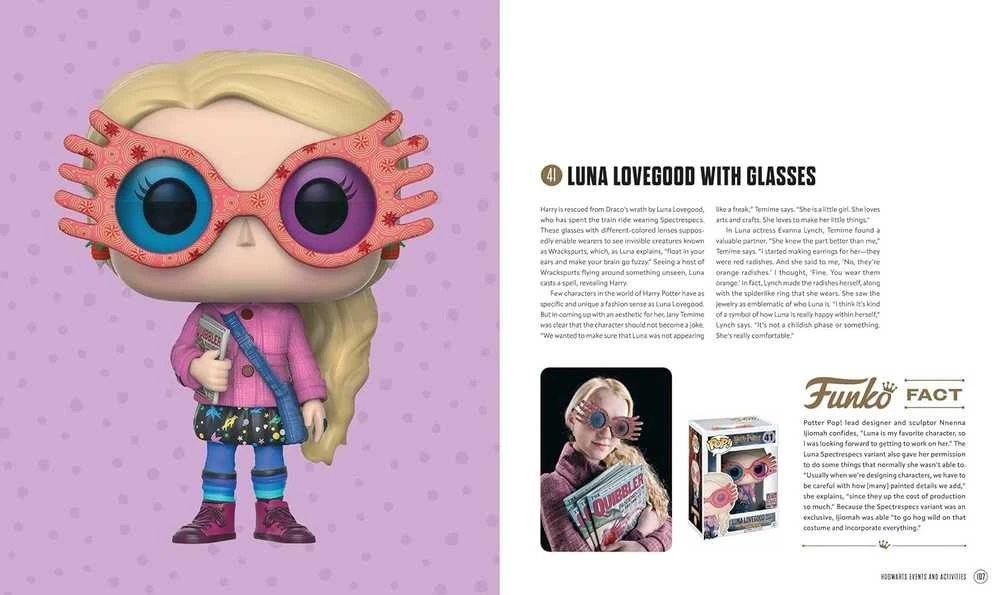 Dėlionė Insight Editions Haris Poteris: Funko Pop pasaulis – iliustruota knyga su minifigūrėle