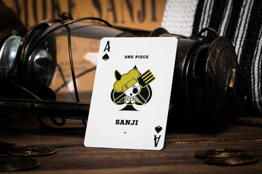 One Piece Sanji kolekcinės žaidimo kortos – dovana gerbėjams
