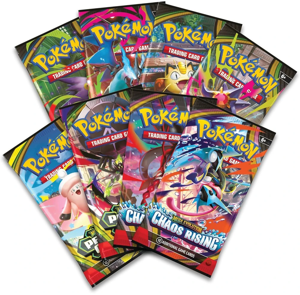 Kolekcinio kortų žaidimo papildymo pakelis - Pokémon Mega Greninja ex Premium Collection Set