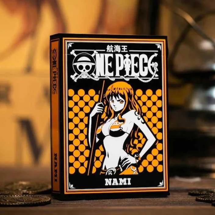 One Piece Nami kolekcinė kortų kaladė – fanams, 52+2, licencijuota