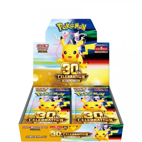 Kolekcinis Kortų Žaidimas - Pokémon 30-ojo Jubiliejaus Šventinis Stiprintuvų Dėžutė, 20 Pakuočių – Japonų kalba
