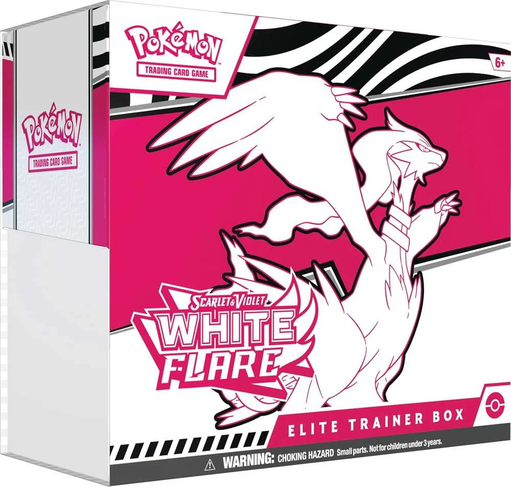 „Pokemon Pokemon TCG“: „Scarlet & Violet 10.5“ – „Baltas Flare“ – „Elite Trainer Box Reshiram“