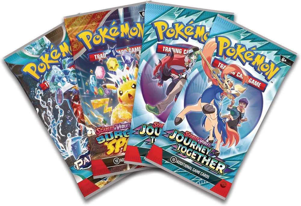 Pokémon TCG Hop'o Zacian ex dėžė (anglų) – promo korta, 4 pakeliai