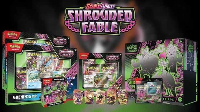 „Pokemon TCG“ – „Scarlet & Violet 6.5 Shrouded Fable Elite“ treniruočių dėžutė