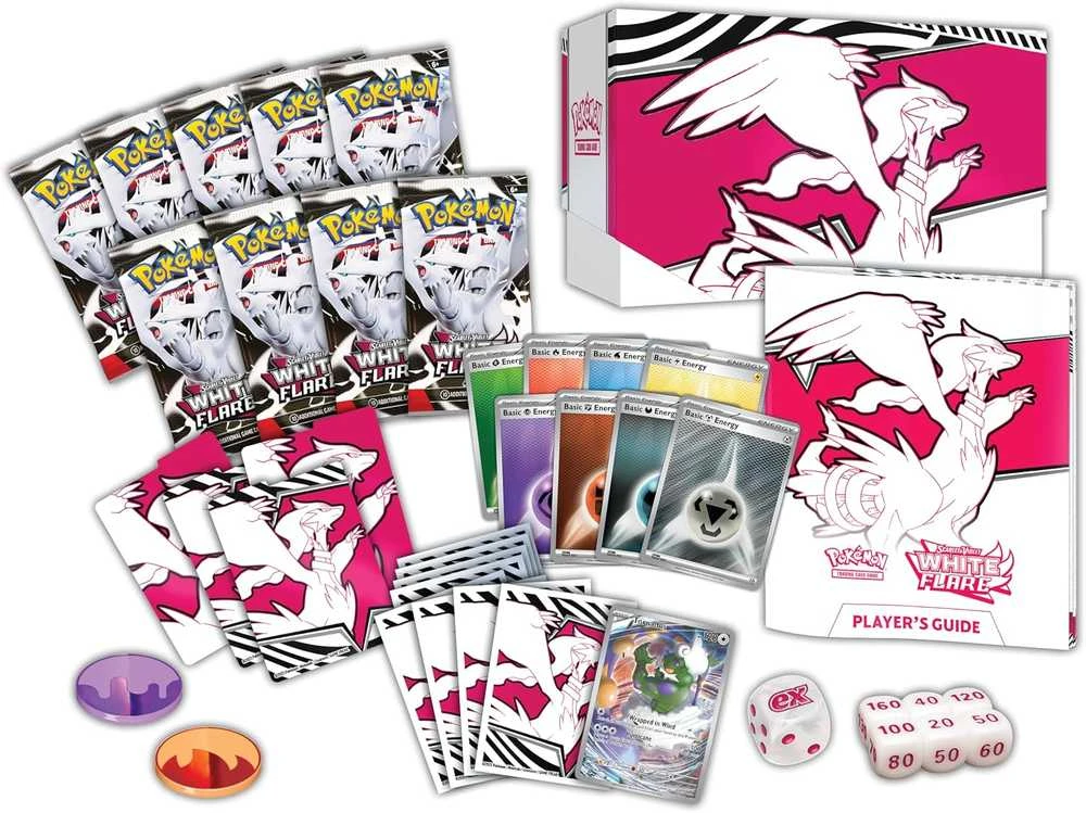 „Pokemon Pokemon TCG“: „Scarlet & Violet 10.5“ – „Baltas Flare“ – „Elite Trainer Box Reshiram“