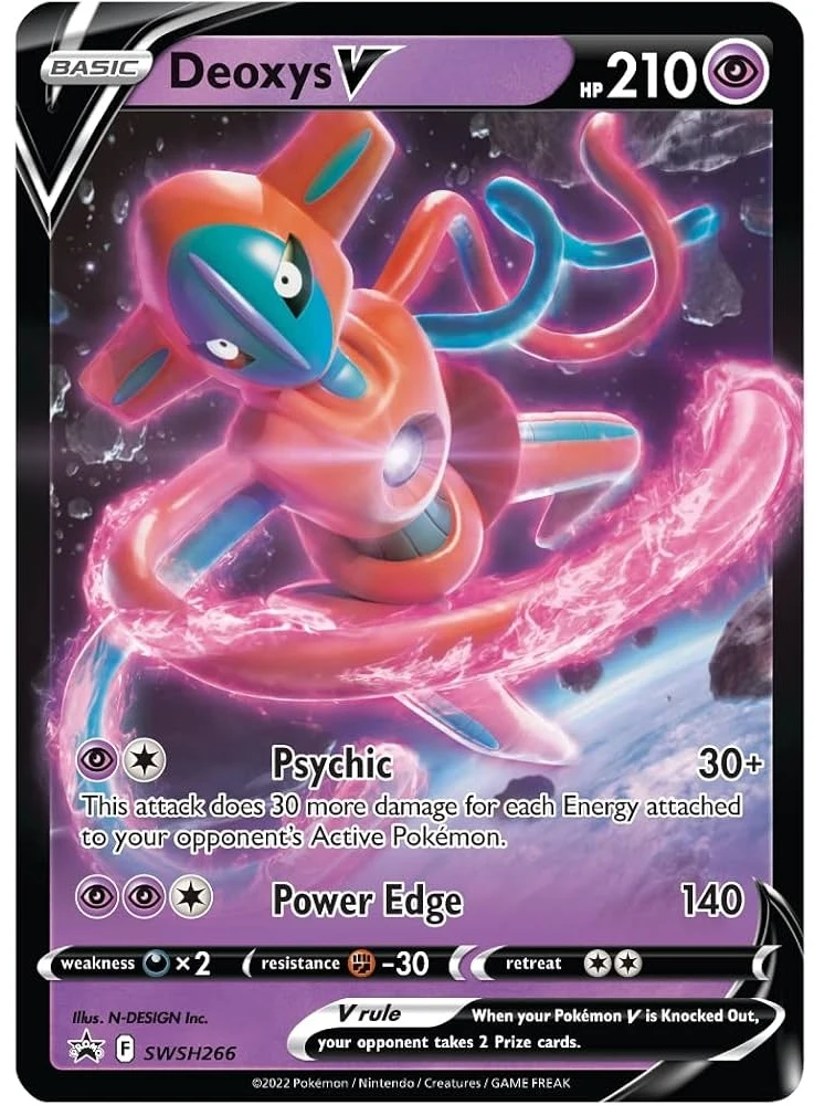 Kolekcinis kortų žaidimo kaladė - Pokémon Deoxys V Battle Deck (Anglų kalba)