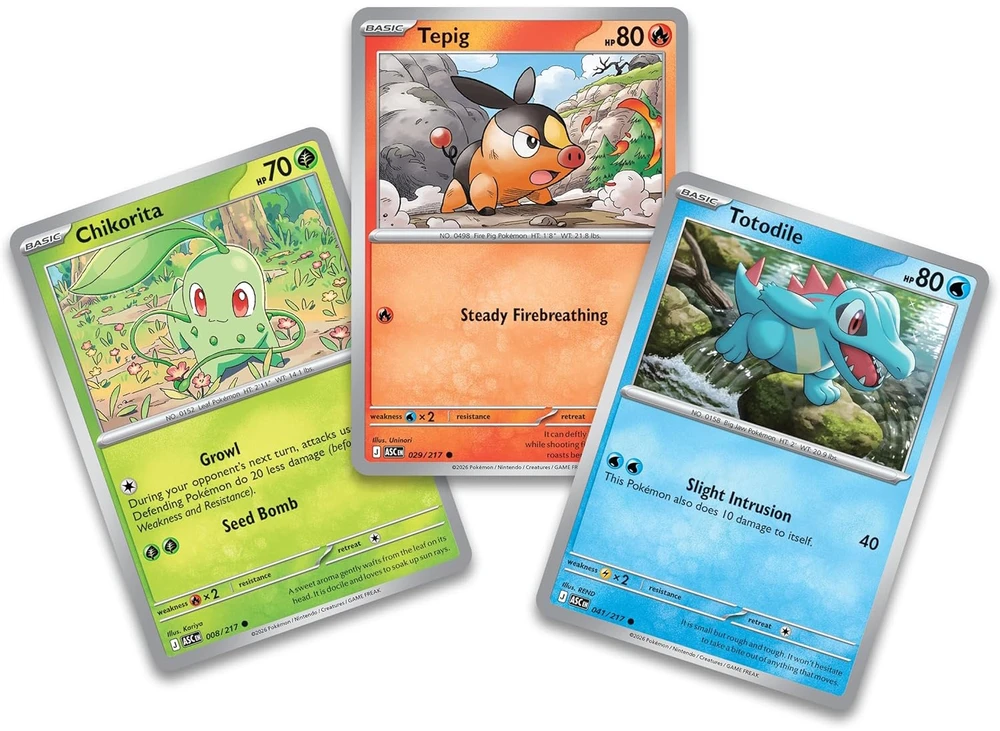 The Pokemon Company Kolekcinis kortų žaidimo rinkinys - Pokémon Mega Evolution Ascended Heroes Deluxe Pin Collection With 3 Promo Cards And 5 Booster Packs - Multi-color