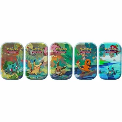 Kolekcionuojama kortelė - Pokémon TCG Kanto Friends Mini Tin (The Pokémon Company, Random Cards)