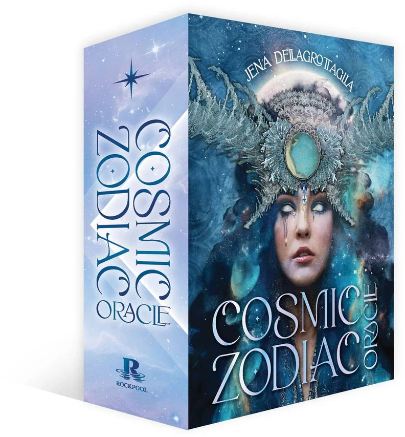 Rockpool Cosmic Zodiac astrologinės orakulo kortos - 36 kortų kaladė