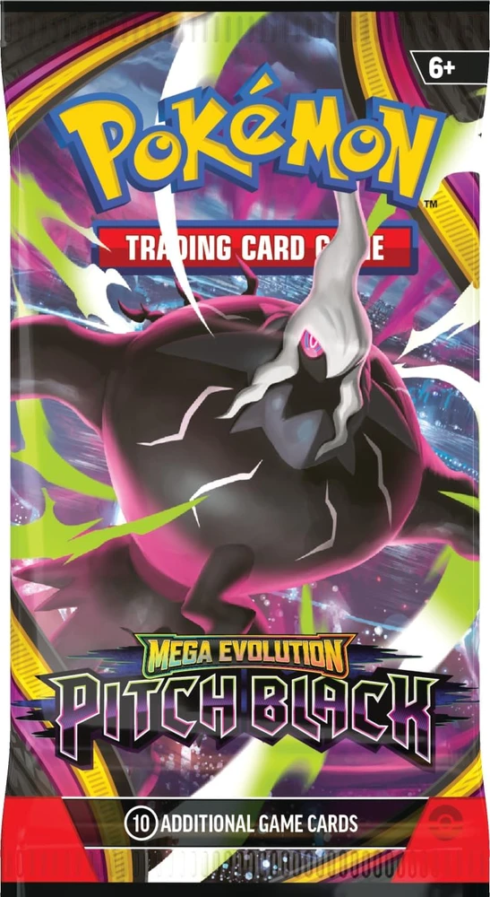 Kolekcionuojamos Kortelės - Pokémon Mega Evolution Pitch Juodas 3-Pack Blister Binacle
