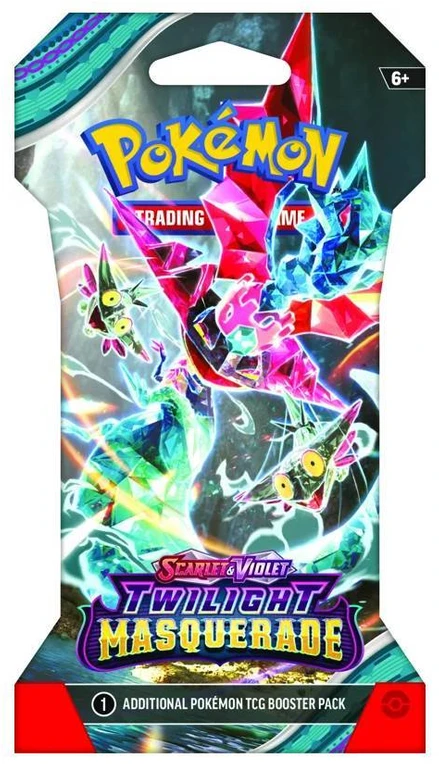 Kolekcionuojamos Kortelės - Pokémon Scarlet & Violet: Twilight Masquerade Sleeved Booster Pack 10 Pcs