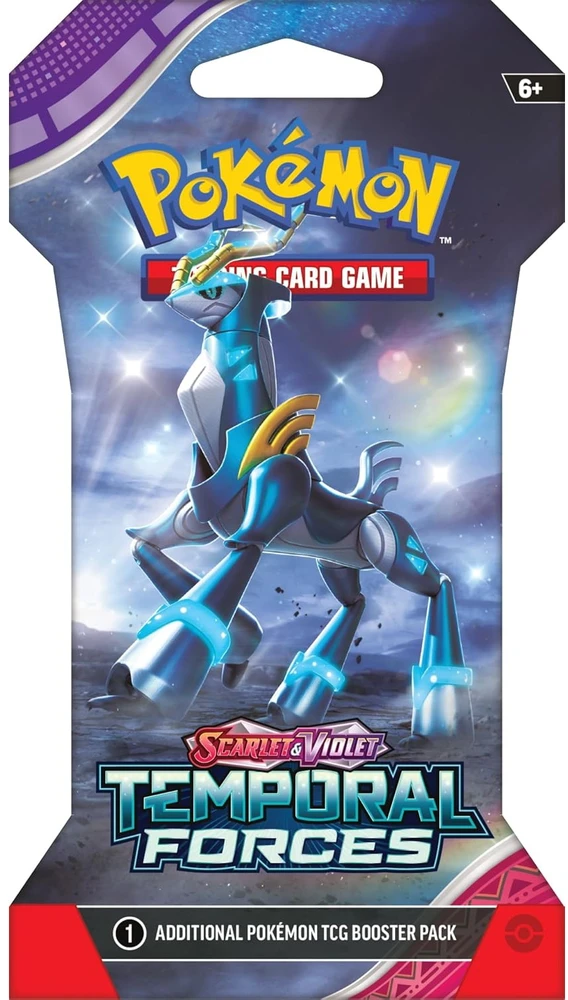 Pokémon TCG Scarlet & Violet: Temporal Forces papildymas su įmaute 10 kortų EN