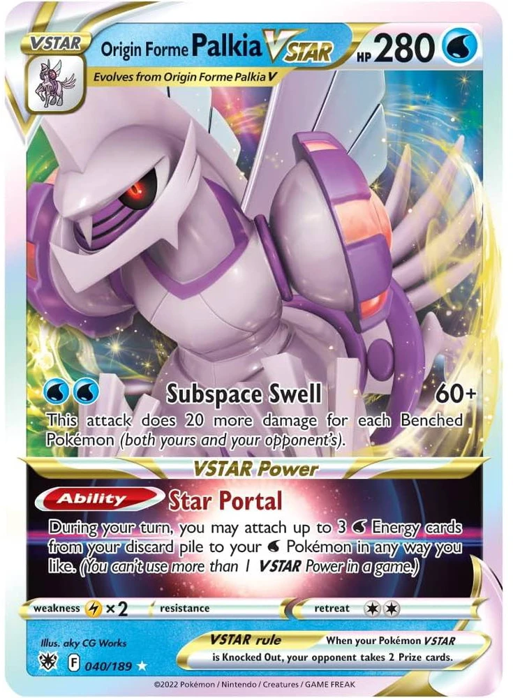 Kolekcionuojamos Kortelės - Pokémon TCG: Origin Forme Palkia VSTAR 60-Kortelių Rinkinys