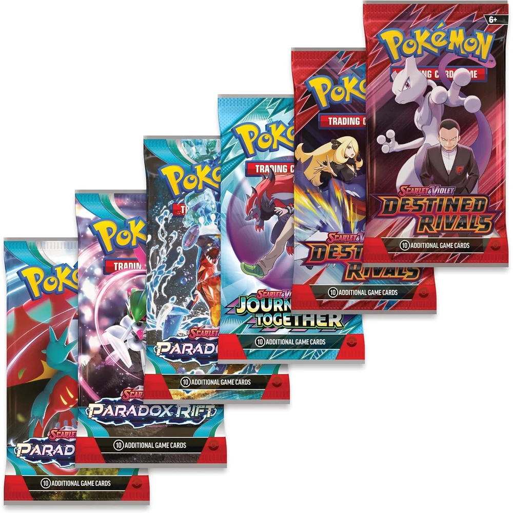 Kolekcionuojamos Kortelės - Pokémon TCG: Cynthia's Garchomp Ex Premium Collection, 6 Booster Packs, Foil Cards