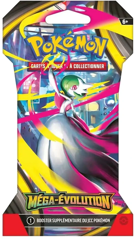Kolekcionuojamos Kortelės - Pokémon TCG Mega Evolution ME01 Sleeved Booster Pack 10 Cards