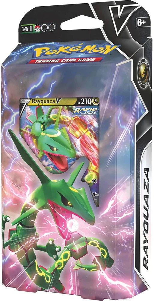 Kolekcionuojamos Kortelės - Pokémon TCG: V Battle Deck Rayquaza V 60-Card Deck