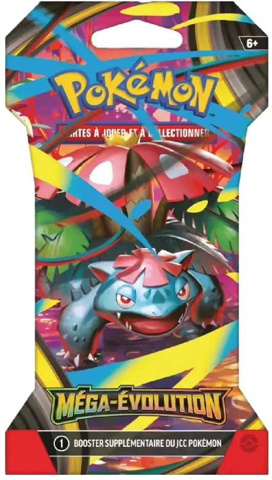 Kolekcionuojamos Kortelės - Pokémon TCG Mega Evolution ME01 Sleeved Booster Pack 10 Cards