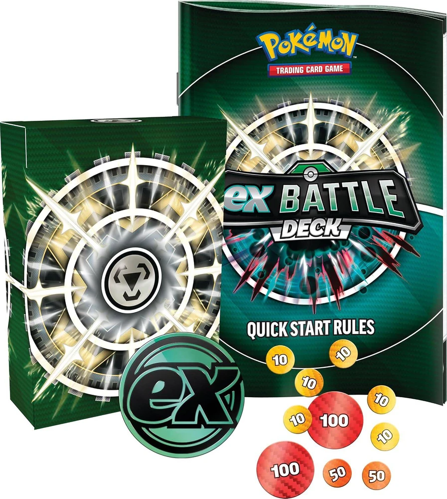 Kolekcionuojamos Kortelės - Pokémon TCG: Battle Deck Melmetal Ex 60 Cards, Playmat, Strategy Sheet