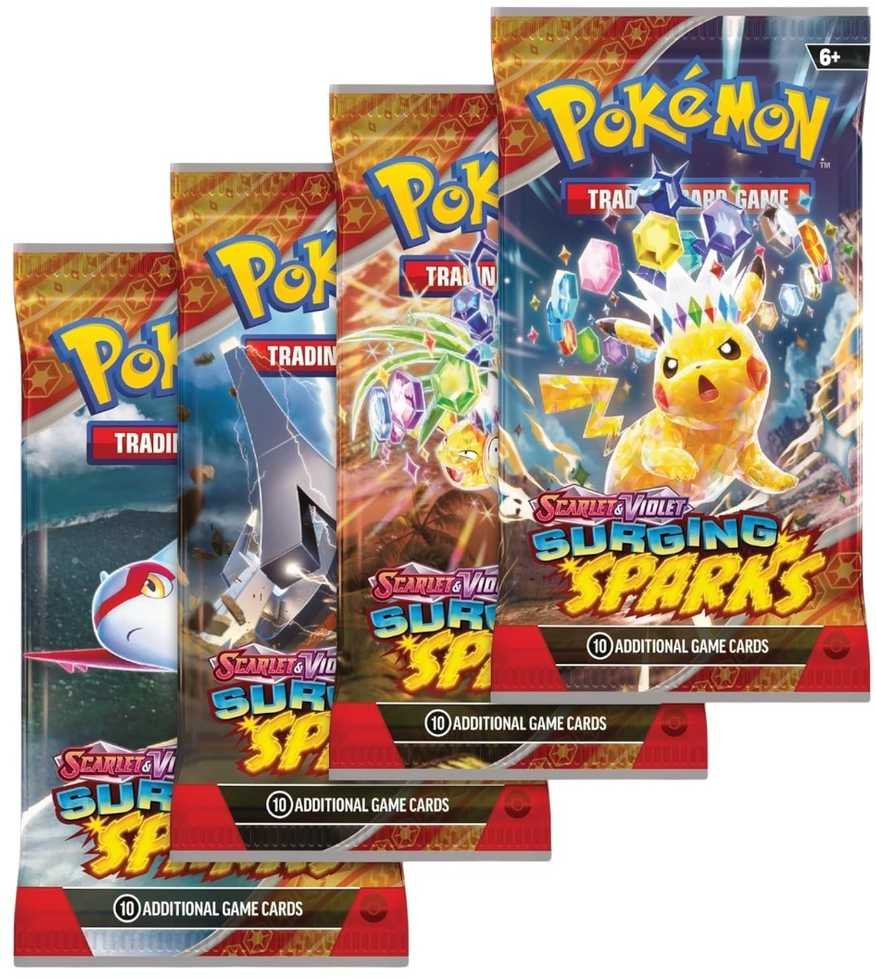 „Pokemon Pokemon TCG“ – „Scarlet & Violet“ 8 „Surging Sparks“ stiprintuvo ekranas (36 stiprintuvų)