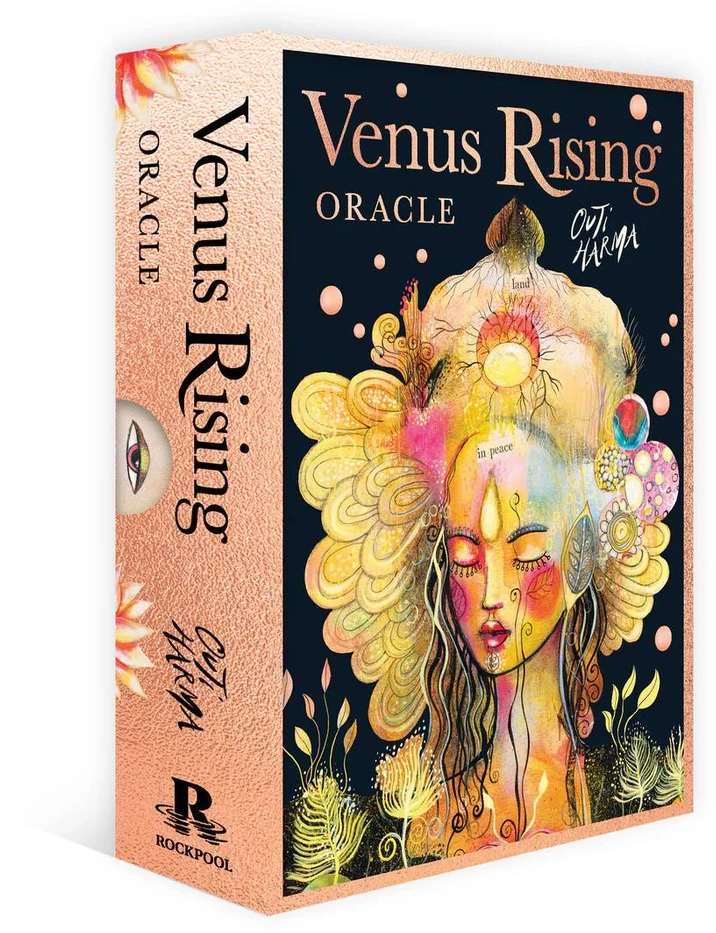 Rockpool Venus Rising orakulo kortos – 36 kortų kaladė moteriškai energijai