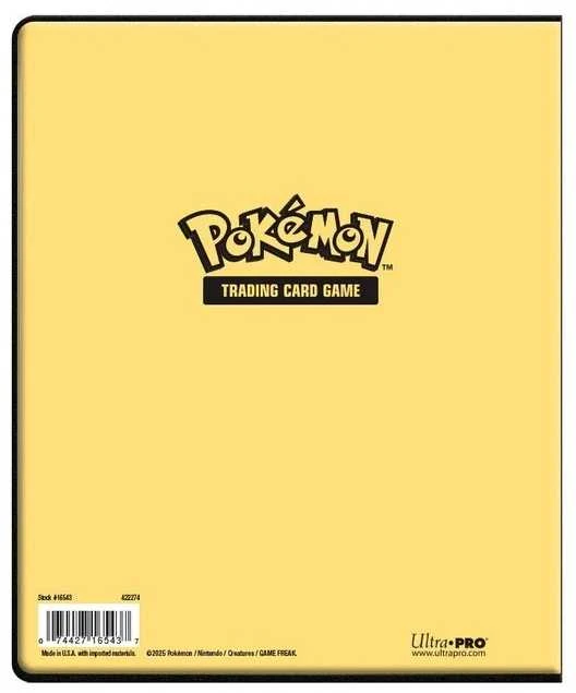 Kolekcionuojamų Kortelių Albumas - Ultra PRO Pikachu 9-Pocket Album for Pokémon Cards