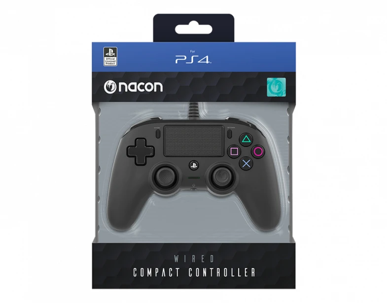 NACON PS4OFCPADBLACK žaidimų valdiklis Žaidimų pultelis PlayStation 4 Analoginis / skaitmeninis Juoda